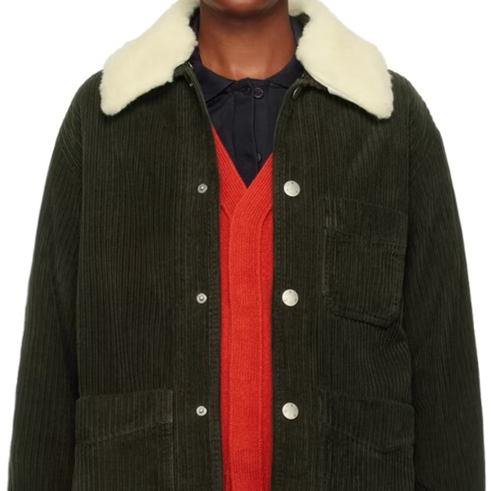 A.P.C Khaki Julianna Corduroy Jacket